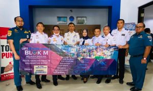 Para pimpinan UPT Ditjen Hubla Kemenhub RI Blok Madura dan Bawean berkumpul di KUPP Telaga Biru, Kabupaten Bangkalan, Madura Jum'at, 19 November 2021 pagi. Foto: KUPP Sapudi ForLensaMadura.Com