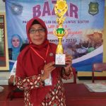 Kepala Sekolah SMPN 1 Gayam Hj. Rusidayatillah