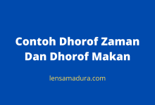 Contoh Dhorof Zaman Dan Dhorof Makan