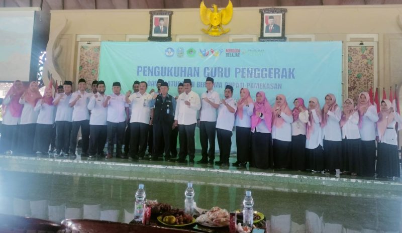 Pengukuhan Guru Penggerak di Pamekasan, Madura (lensamadura.com/dasuki)