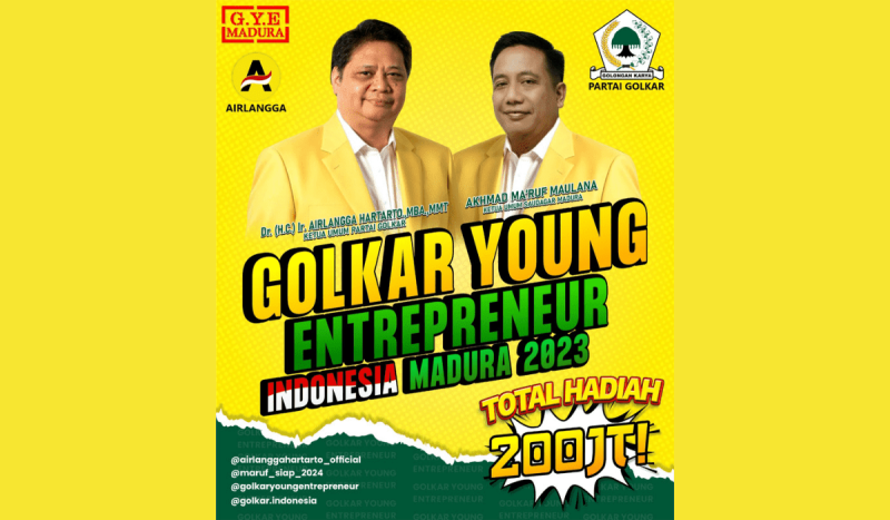 Golkar Young Entrepreneur Indonesia 2023 (lensamadura.com/istimewa)