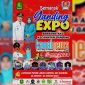 Poster Semarak Ganding Expo dalam rangka 1 Year Anniversary media online Kanal News (lensamadura.com/istimewa)