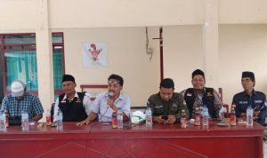 Panwascam Gayam Gelar Rapar Koordinasi Usai Tertibkan APK yang Melanggar