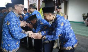 Gelar Halal Bihalal, Pj Bupati Pamekasan Masrukin Ingatkan ASN Tujuan Awal Abdi Negara