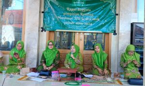 Nyai Hj Romlah Rawatib kembali Pimpin Muslimat NU Sentol Laok Periode 2024-2029