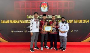 KPU Sumenep Raih Penghargaan Terbaik Pengelolaan Teknis Pemilu 2024