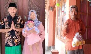 Sambut Ramadan 2025, Pria asal Badur Ini Bagikan Paket Sembako ke Warga