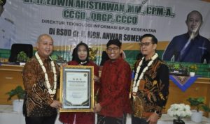 RSUD Sumenep Raih Penghargaan Digitalisasi Layanan dari BPJS Kesehatan