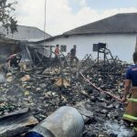 Lima Toko di Ganding Sumenep Terbakar, Diduga Akibat Korsleting Listrik